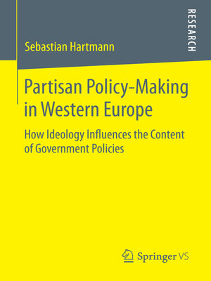 cover image of Partisan Policy-Making in Western Europe